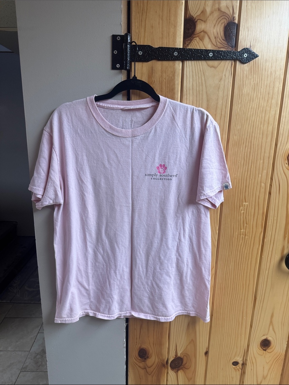 Simply Southern Light Pink Logo Tee